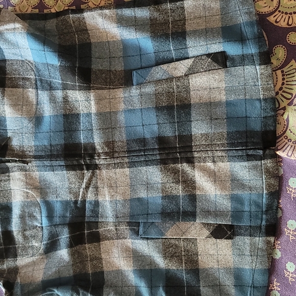 Amazing!! 90s Pendleton Zip Up Hooded Vest with Pockets Galore! Perfect! - Picture 4 of 9